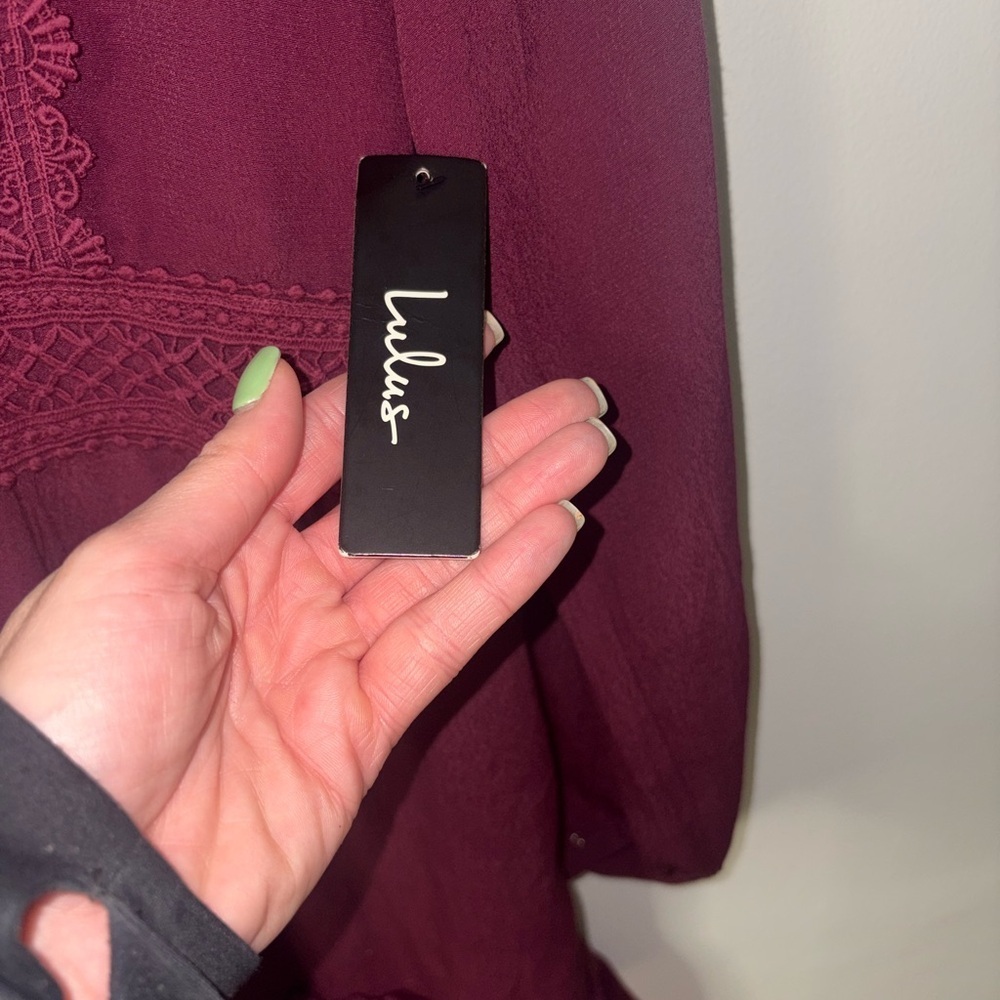 Lulu's Fall For Me Cut out long sleeves skater dress - Picture 5 of 7